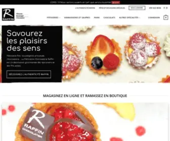 Raffin.ca(Boulangerie Pâtisserie Chocolaterie à Laval) Screenshot