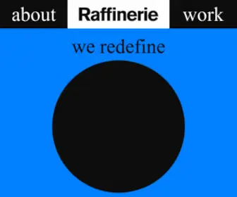 Raffinerie.com(Design-Agentur für Branding, Digital und Editorials) Screenshot