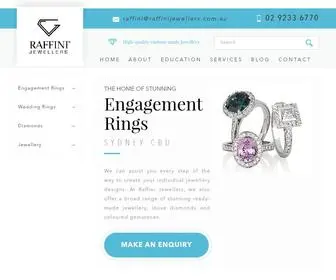 Raffinijewellers.com.au(Raffini Jewellers) Screenshot