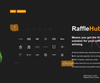 Rafflehubbot.io(RaffleHub) Screenshot