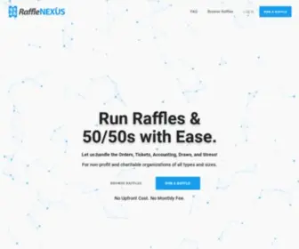 Rafflenexus.com(Run Raffles & 50/50s with Ease) Screenshot