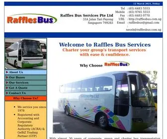 Rafflesbus.com.sg(Raffles Bus Services Pte Ltd) Screenshot