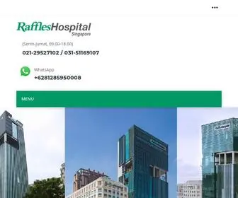 Raffleshospital.co.id(Raffles Hospital) Screenshot