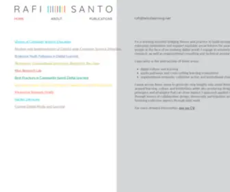 Rafisanto.net(Rafi Santo) Screenshot