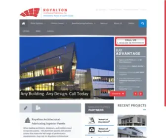 Rafpanels.com(Royalton Architectural Fabrication) Screenshot