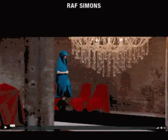 Rafsimons.com(RAF SIMONS) Screenshot