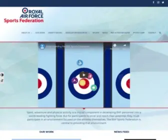 Rafsportsfederation.uk(Royal Air Force Sports Federation) Screenshot