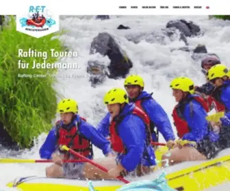 Raft-MIT.de(Rafting in Berchtesgaden) Screenshot