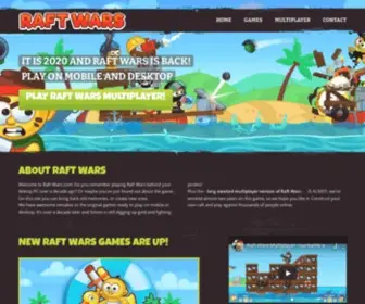 Raft-Wars.com(The official home of Raft Wars) Screenshot