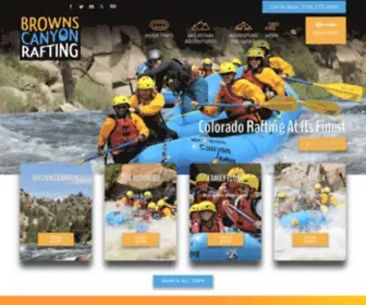 Raftbrownscanyon.com(Browns Canyon Rafting) Screenshot