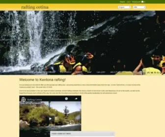 Rafting-Cetina.com(Rafting Cetina) Screenshot