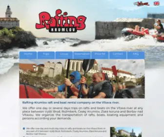 Rafting-Krumlov.cz(Rafting Krumlov) Screenshot