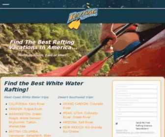 Raftingamerica.com(Rafting America) Screenshot