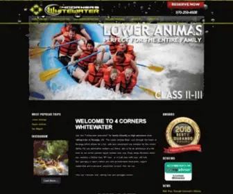 Raftingdurango.com(4 Corners Whitewater) Screenshot