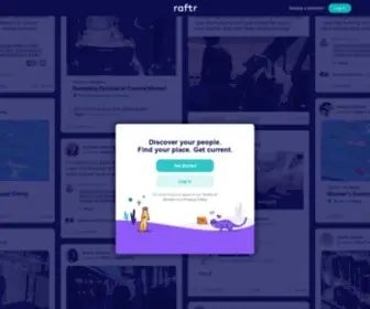 Raftr.com(Get Current) Screenshot