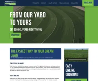 Raftriversod.com(Sod Farm) Screenshot