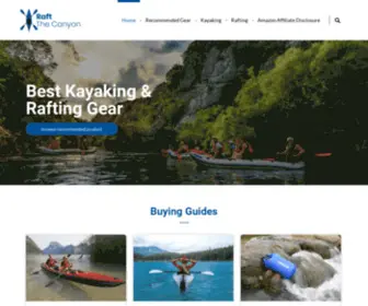Raftthecanyon.com(Your #1 Rafting And Kayaking Resource) Screenshot
