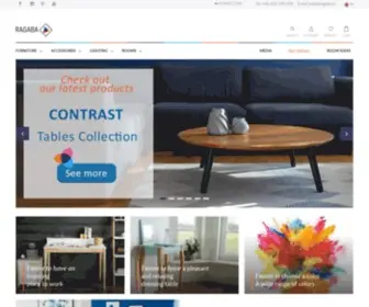 Ragaba.pl(Nowoczesne meble designerskie) Screenshot