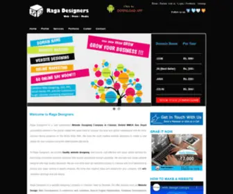 Ragadesigners.in(WEB DESIGNING COMPANY IN CHENNAI) Screenshot