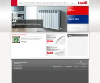 Ragall.com(Ragaini Radiatori S.p.a) Screenshot