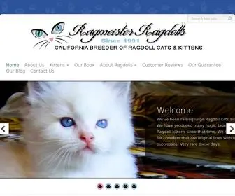 Ragdoll.org(Ragdoll Cats and Kittens) Screenshot