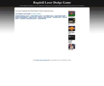Ragdolllaserdodge.com(Ragdoll Laser Dodge Game) Screenshot