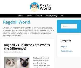 RagdollWorld.com(Ragdoll Pics) Screenshot