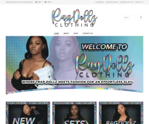 Ragdollzclothing.com(Rag Dollz Clothing) Screenshot