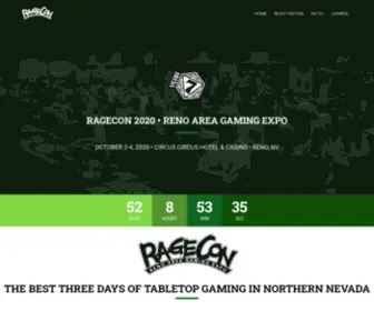 Ragecon.com(Reno Area Gaming Expo RENO AREA GAMING EXPO) Screenshot