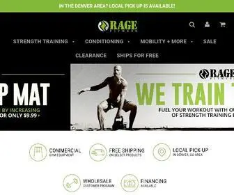 Ragefitness.com(RAGE Fitness We Train to Live RAGE) Screenshot