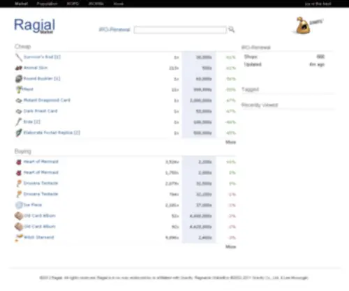 Ragial.com(Ragial) Screenshot