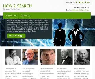 Ragingsearch.com(How 2 Search) Screenshot