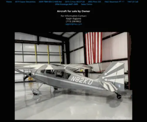 Raglandaircraft.com(Ragland Aircraft) Screenshot