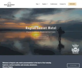 Raglansunsetmotel.co.nz(Affordable Raglan Motel) Screenshot