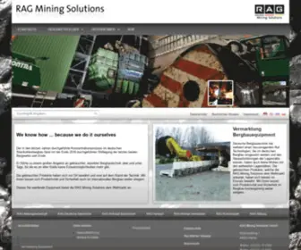 Ragms.com(RAG Mining Solutions GmbH) Screenshot