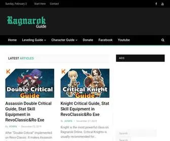 Ragnarok-Leveling.com(Ragnarok Guide) Screenshot