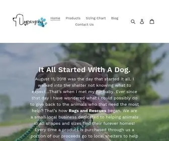 Ragsandrescues.com(Rags and Rescues) Screenshot