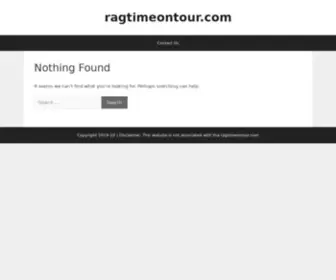 Ragtimeontour.com(ragtimeontour) Screenshot