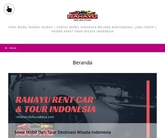 Rahayumobilsurabaya.com(Rahayu Sewa Mobil Mewah Indonesia) Screenshot