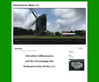 Rahden-Wehe.de(Heimatverein Wehe e.V) Screenshot