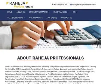 Rahejaprofessionals.in(Raheja Professionals) Screenshot