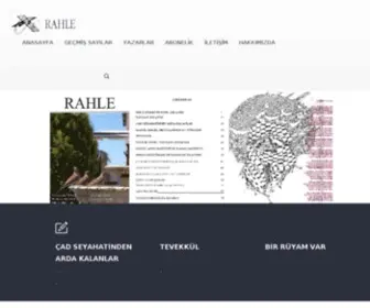 Rahle.org(Rahle Dergisi) Screenshot