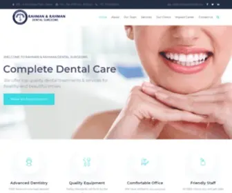 Rahmanandrahman.com(Family Dental Care Clinic) Screenshot