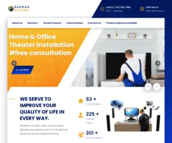 Rahmanelectric.com(Rahman Services LLC) Screenshot