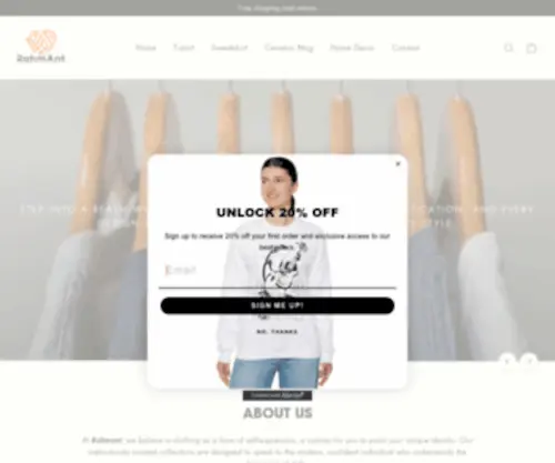 Rahmant.com(Create an Ecommerce Website and Sell Online) Screenshot