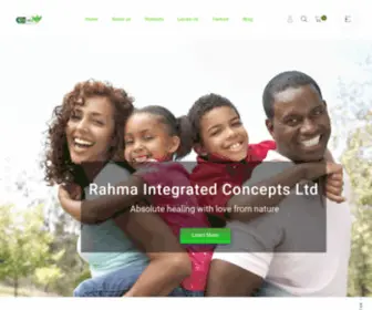 Rahmanutra.com(Rahma Integrated Concepts Ltd) Screenshot