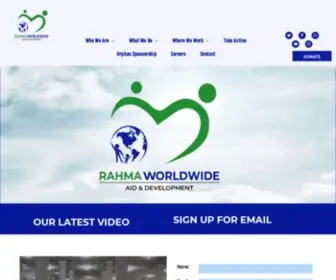 Rahmarelief.org(Compassion is Our Identity) Screenshot