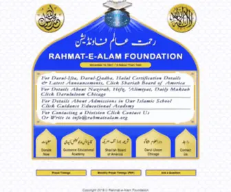 Rahmatealam.net(Alam Foundation) Screenshot