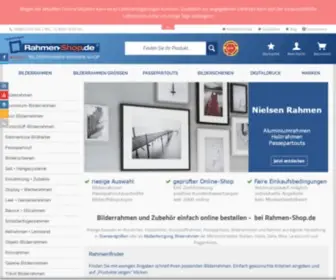 Rahmen-Shop.de(Passepartouts und Bilderschienen im Shop online bestellen) Screenshot