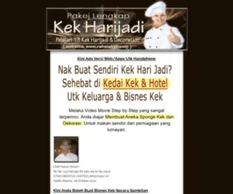 Rahsiakek.com(Kelas Resepi Kek Harijadi & Continental Cake Video Chef Hotel) Screenshot